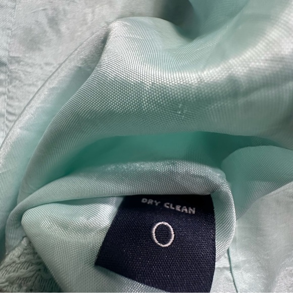 Jones Wear Women’s Lined Lace Mint Green Skirt Set Size 14 - Picture 16 of 16